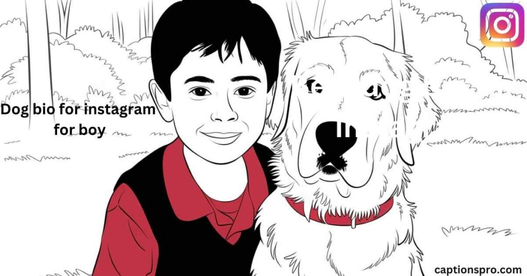 Dog bio for instagram for boy