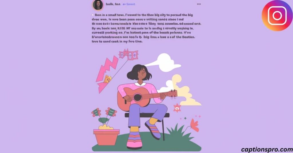 Music bio for instagram for girl
