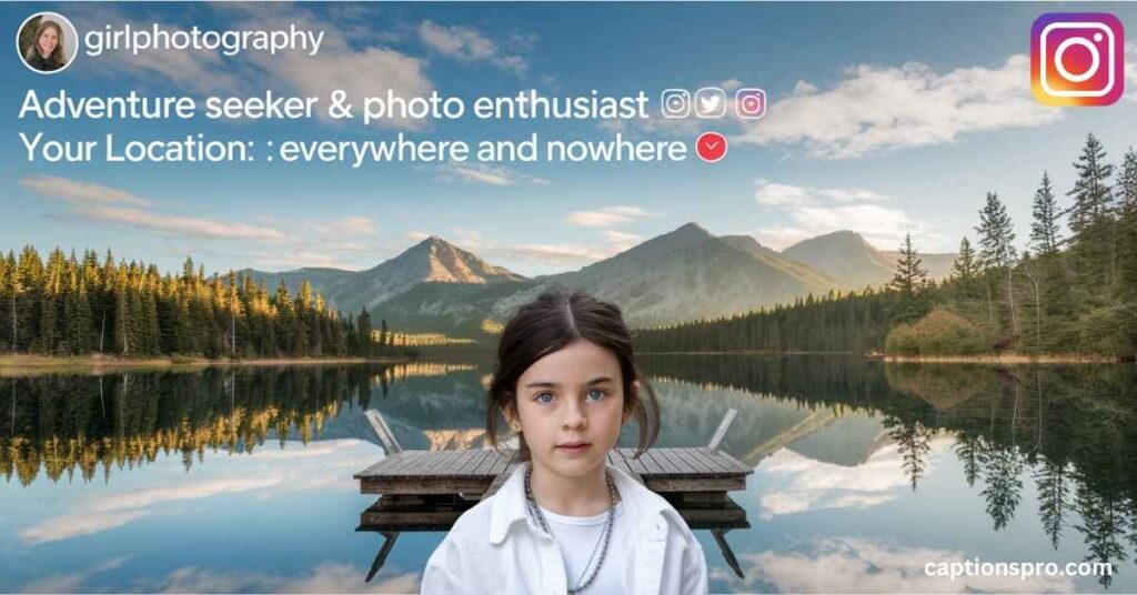 Photography bio for instagram for girl