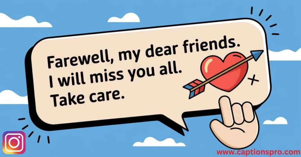 Quotes Farewell Captions For Instagram