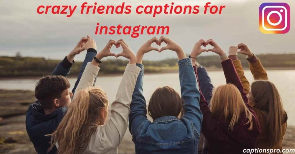 crazy friends captions for instagram