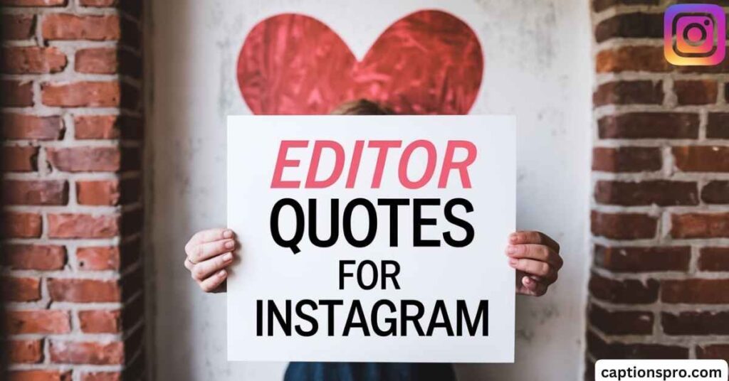 editor quotes for instagram