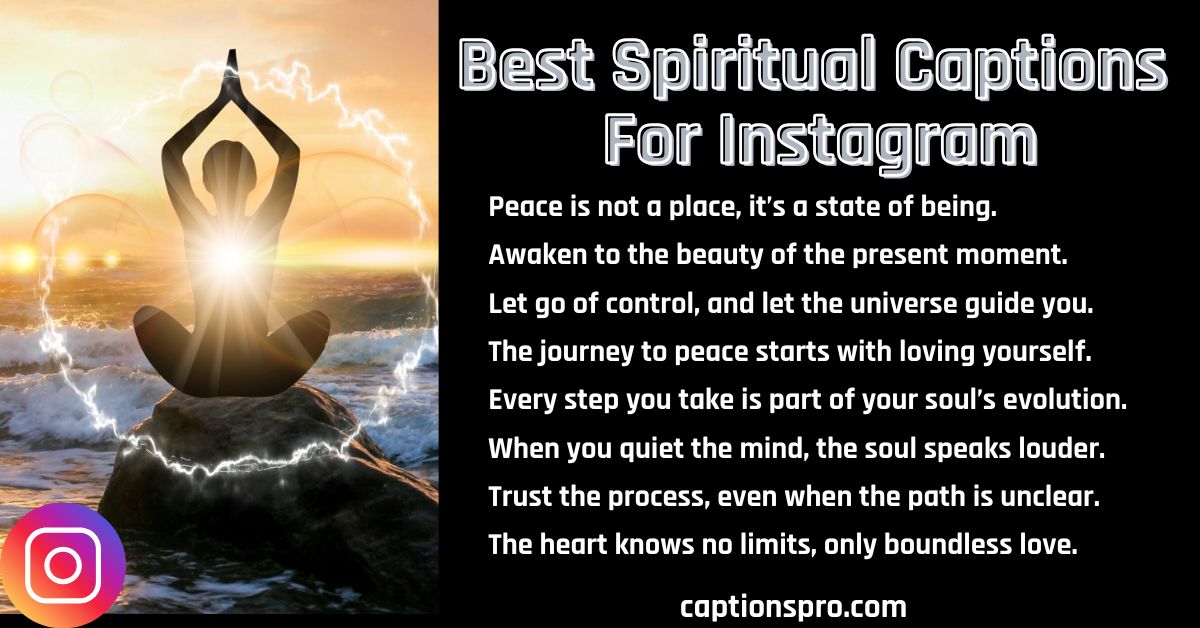 305+ Best Spiritual Captions For Instagram 2025 - Captions Pro