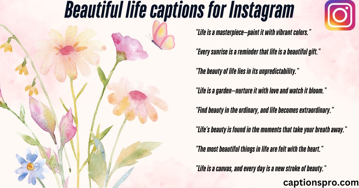 400+ Best Life Captions For Instagram 2025 - Captions Pro