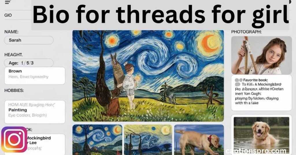 Bio for threads for girl  