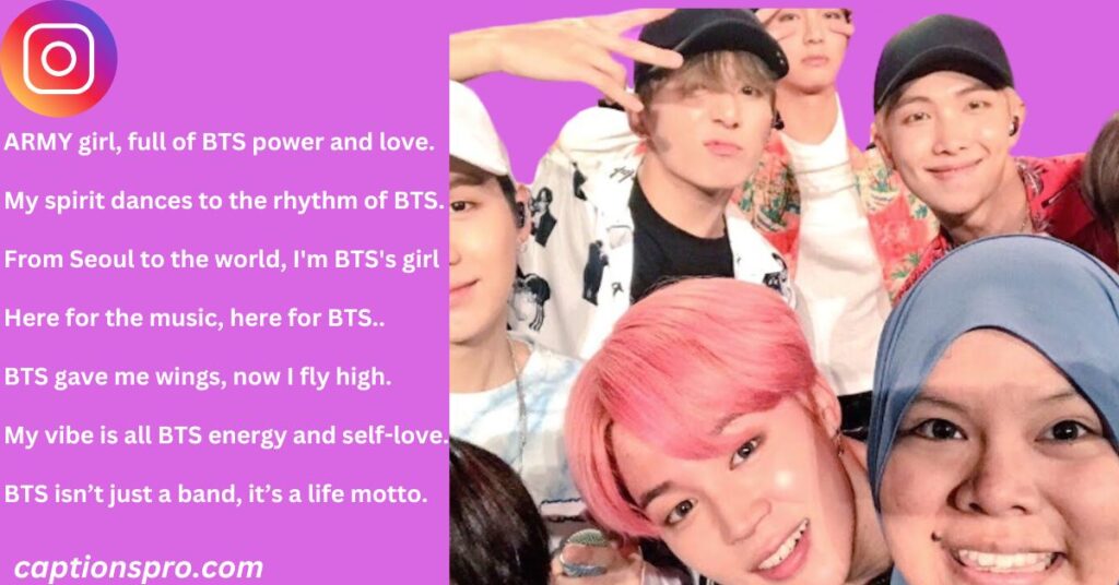 Bts bio for instagram for girl