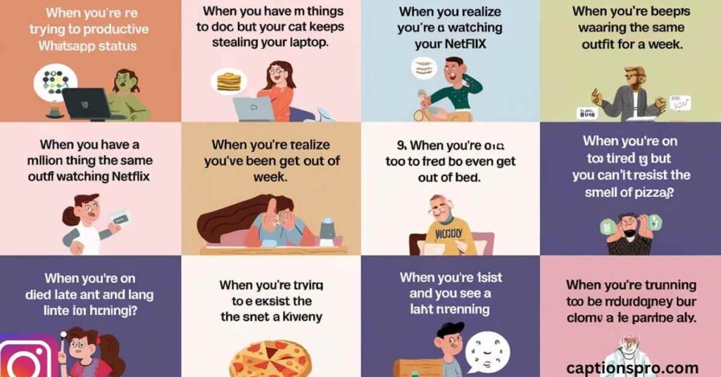 Funny captions for Instagram story