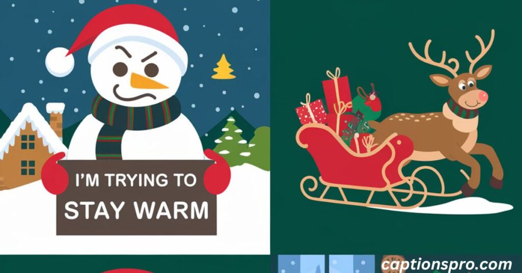 Funny christmas captions for instagram
