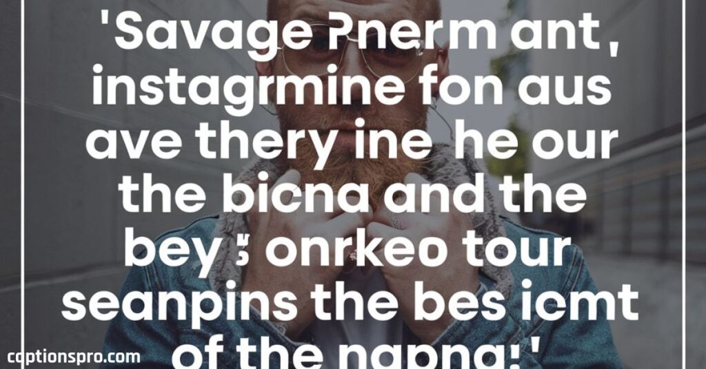 Savage 2 word captions for Instagram
