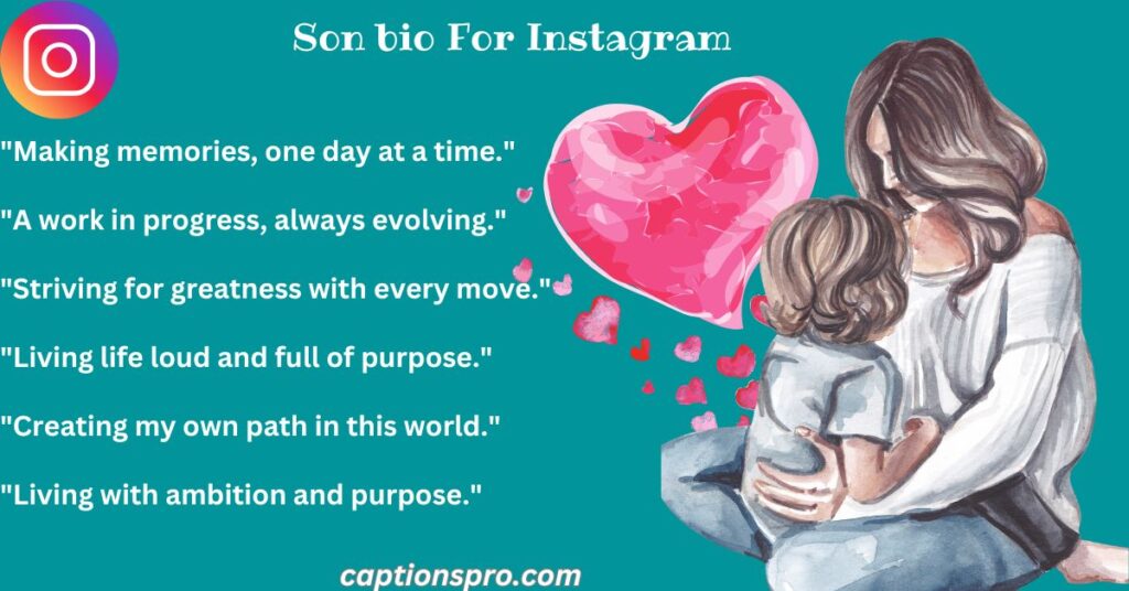 Son bio For Instagram
