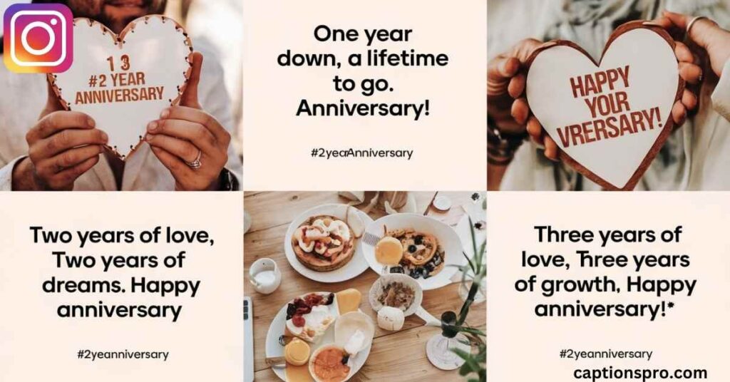 anniversary caption for couple