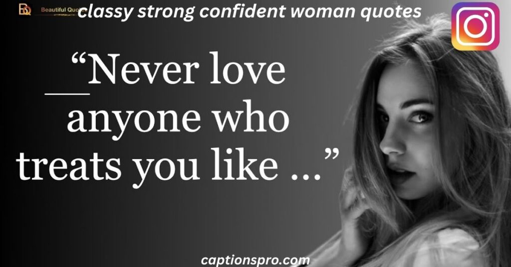 classy strong confident woman quotes