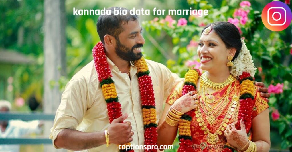 kannada bio data for marriage