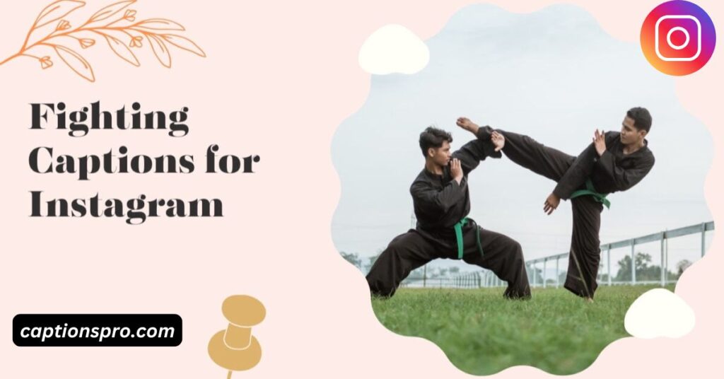 short fight captions for instagram 
