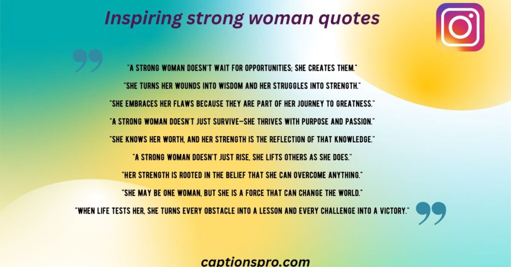 Inspiring strong woman quotes