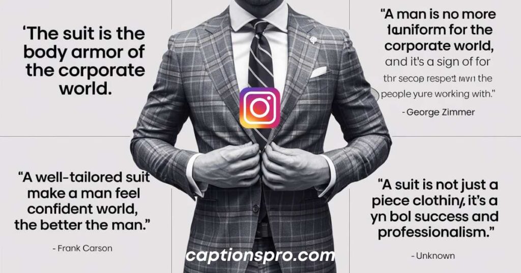 suit quotes for instagram