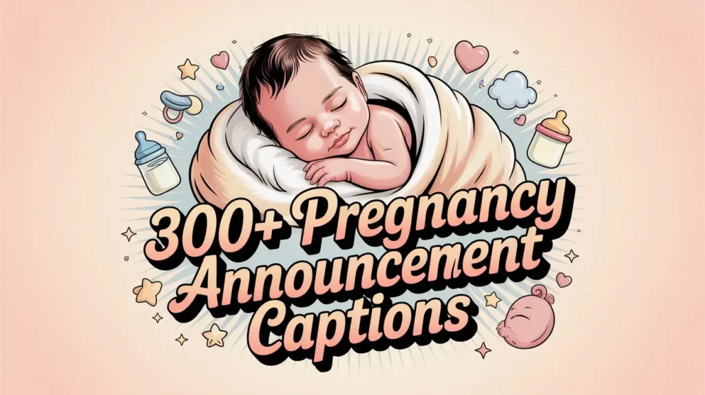300+ Pregnancy Announcement Captions for Instagram