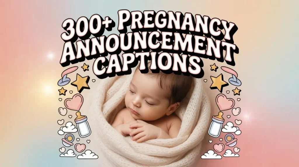 300+ Pregnancy Announcement Captions for Instagram