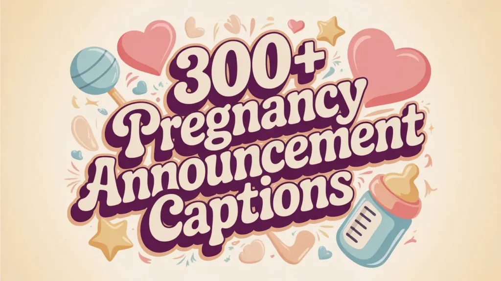 300+ Pregnancy Announcement Captions for Instagram
