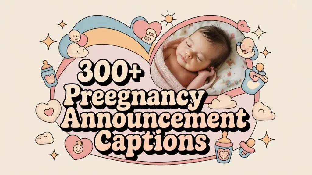 300+ Pregnancy Announcement Captions for Instagram