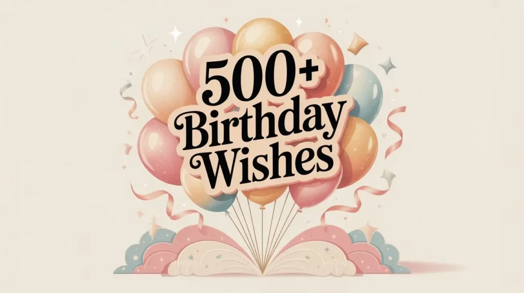 500+ Birthday Wishes to Make Every Celebration Special
