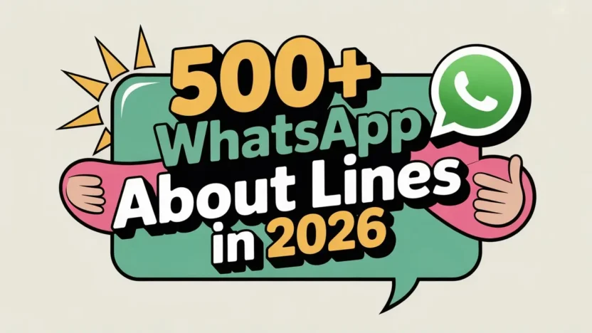 500+ WhatsApp About Lines in 2026