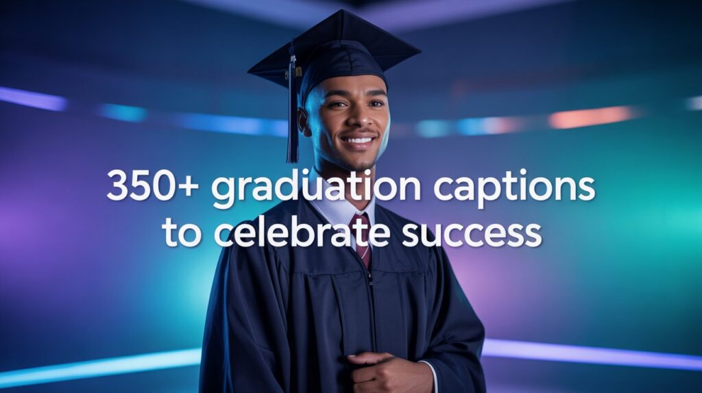 350+ Graduation Captions to Celebrate Success