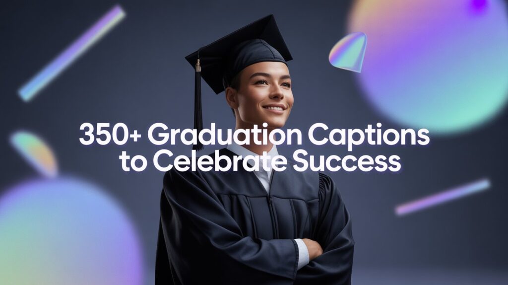 350+ Graduation Captions to Celebrate Success