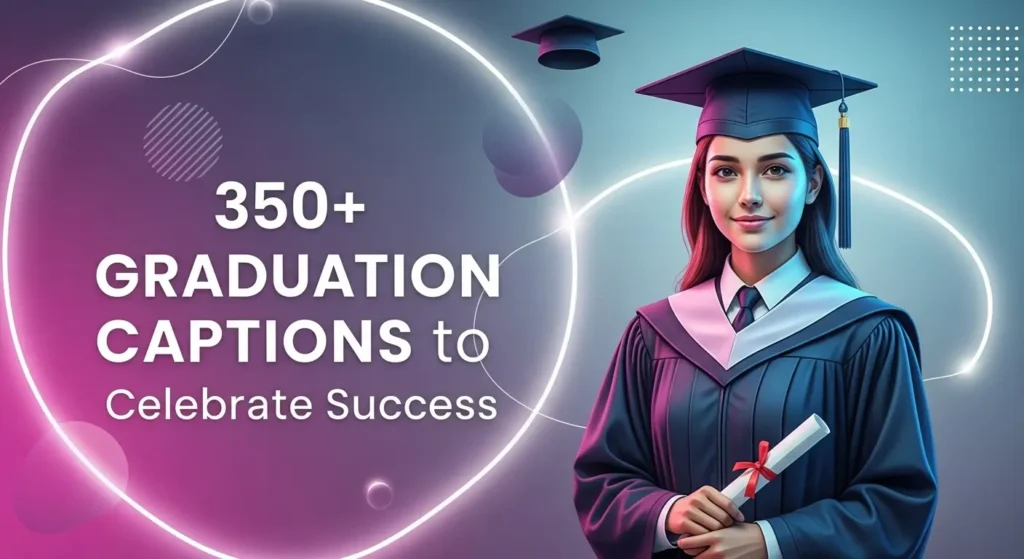 350+ Graduation Captions to Celebrate Success
